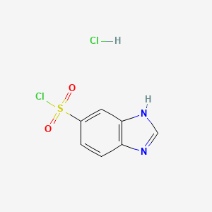1H-Benzimidazole-5-sulfonyl chloride hydrochloride
