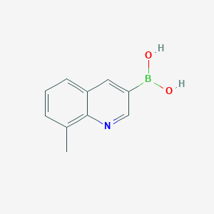 molecular formula C10H10BNO2 B1403754 (8-Methylquinolin-3-yl)boronic acid CAS No. 1370040-72-4