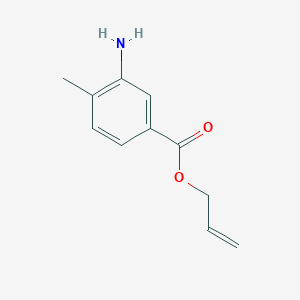 molecular formula C11H13NO2 B140376 Allyl 3-amino-4-methylbenzoate CAS No. 153775-17-8