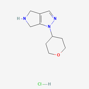 1-(4-Tetrahydropyranyl)-1,4,5,6-tetrahydropyrrolo[3,4-c]pyrazole Hydrochloride