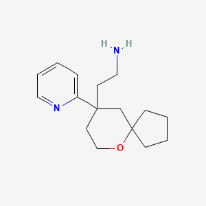 2-(9-(Pyridin-2-YL)-6-oxaspiro[4.5]decan-9-YL)ethanamine