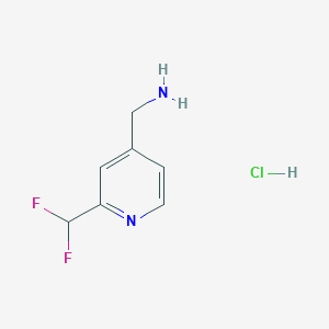 (2-(Difluoromethyl)pyridin-4-yl)methanamine hydrochloride