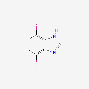 molecular formula C7H4F2N2 B1403776 4,7-Difluoro-1H-benzo[d]imidazole CAS No. 1360938-32-4