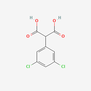 molecular formula C9H6Cl2O4 B1403779 2-(3,5-Dichlorophenyl)malonic acid CAS No. 1443412-41-6