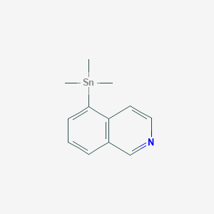 molecular formula C12H15NSn B1403781 5-Trimethylstannylisoquinoline CAS No. 1416437-23-4