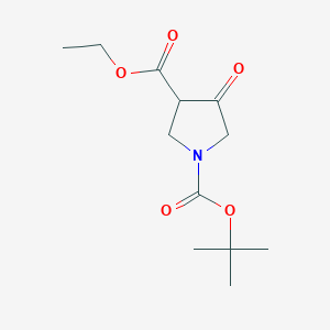 1-Tert-butyl 3-ethyl 4-oxopyrrolidine-1,3-dicarboxylate