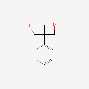 molecular formula C10H11IO B1403801 3-Iodomethyl-3-phenyl-oxetane CAS No. 1416323-21-1