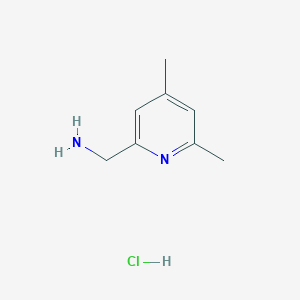 molecular formula C8H13ClN2 B1403808 (4,6-Dimethylpyridin-2-yl)methanamine hydrochloride CAS No. 1432754-39-6