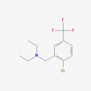 molecular formula C12H15BrF3N B1403816 2-Bromo-N,N-diethyl-5-(trifluoromethyl)benzenemethanamine CAS No. 1414870-66-8