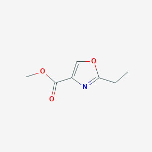 molecular formula C7H9NO3 B1403817 Methyl 2-ethyloxazole-4-carboxylate CAS No. 1126634-42-1