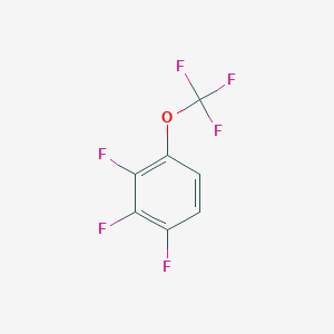 molecular formula C7H2F6O B1403838 1,2,3-Trifluoro-4-(trifluoromethoxy)benzene CAS No. 1404194-95-1