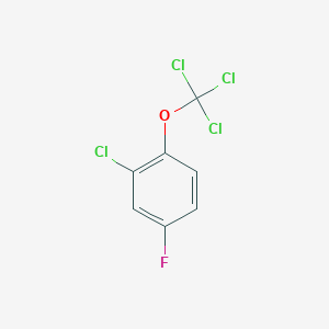 2-Chloro-4-fluoro-1-(trichloromethoxy)benzene