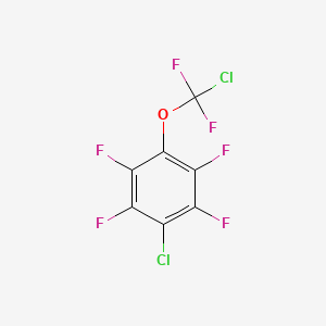 1-Chloro-4-[chloro(difluoro)methoxy]-2,3,5,6-tetrafluoro-benzene