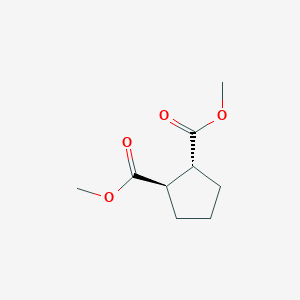 molecular formula C9H14O4 B14038443 (1R,2R)-Dimethyl cyclopentane-1,2-dicarboxylate 