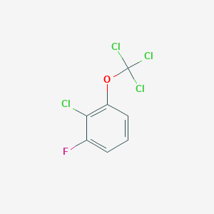 molecular formula C7H3Cl4FO B1403851 2-Chloro-1-fluoro-3-(trichloromethoxy)benzene CAS No. 1404193-79-8