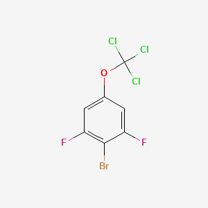molecular formula C7H2BrCl3F2O B1403854 2-Bromo-1,3-difluoro-5-(trichloromethoxy)benzene CAS No. 1417567-33-9