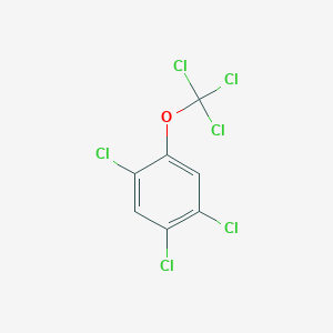 molecular formula C7H2Cl6O B1403863 1,2,4-Trichloro-5-(trichloromethoxy)benzene CAS No. 1417569-10-8