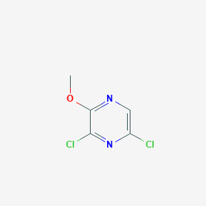 molecular formula C5H4Cl2N2O B1403868 2,6-dichloro-3-Methoxypyrazine CAS No. 1430460-52-8