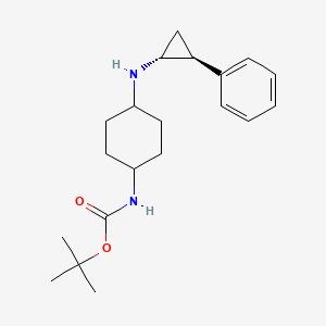 molecular formula C20H30N2O2 B14038692 tert-Butyl (4-(((1R,2S)-2-phenylcyclopropyl)amino)cyclohexyl)carbamate 