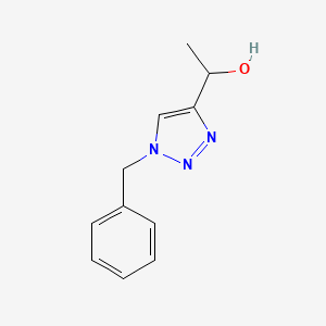molecular formula C11H13N3O B1403877 1-(1-苄基-1H-1,2,3-三唑-4-基)乙醇 CAS No. 943432-02-8