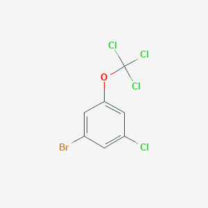 molecular formula C7H3BrCl4O B1403886 1-Bromo-3-chloro-5-(trichloromethoxy)benzene CAS No. 1417569-19-7