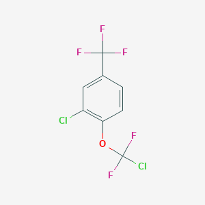 2-Chloro-1-[chloro(difluoro)methoxy]-4-(trifluoromethyl)benzene