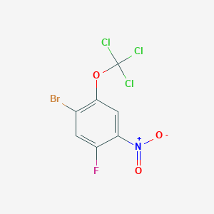 1-Bromo-5-fluoro-4-nitro-2-(trichloromethoxy)benzene