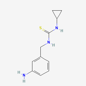 N-(3-Aminobenzyl)-N'-cyclopropylthiourea