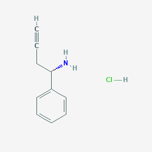 (1S)-1-amino-1-phenylbut-3-yne hydrochloride