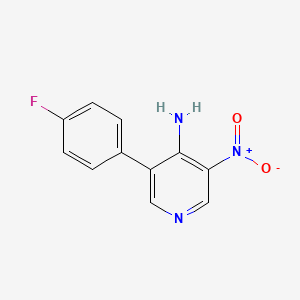 3-(4-Fluorophenyl)-5-nitropyridin-4-amine
