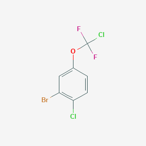 2-Bromo-1-chloro-4-[chloro(difluoro)methoxy]benzene