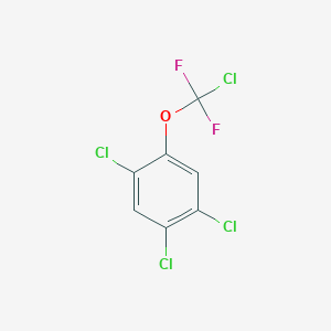 1,2,4-Trichloro-5-[chloro(difluoro)methoxy]benzene