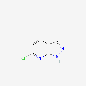 6-chloro-4-methyl-1H-pyrazolo[3,4-b]pyridine