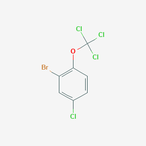 2-Bromo-4-chloro-1-(trichloromethoxy)benzene