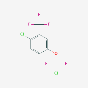 1-Chloro-4-[chloro(difluoro)methoxy]-2-(trifluoromethyl)benzene