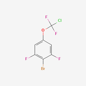 2-Bromo-5-[chloro(difluoro)methoxy]-1,3-difluoro-benzene