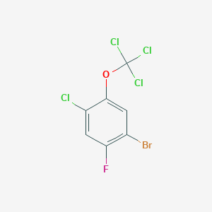 1-Bromo-4-chloro-2-fluoro-5-(trichloromethoxy)benzene