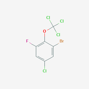 molecular formula C7H2BrCl4FO B1403929 1-Bromo-5-chloro-3-fluoro-2-(trichloromethoxy)benzene CAS No. 1417569-81-3