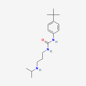 molecular formula C17H29N3O B1403946 1-(4-叔丁基苯基)-3-(3-(异丙基氨基)丙基)脲 CAS No. 1395492-64-4