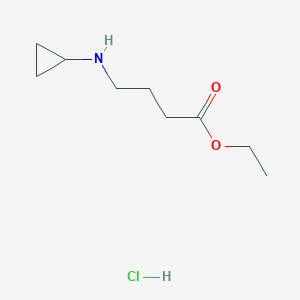 Ethyl 4-(cyclopropylamino)butanoate hydrochloride