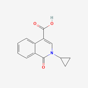 B1403959 2-Cyclopropyl-1-oxo-1,2-dihydroisoquinoline-4-carboxylic acid CAS No. 1352497-18-7