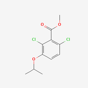 molecular formula C11H12Cl2O3 B14039609 Methyl 2,6-dichloro-3-isopropoxybenzoate 