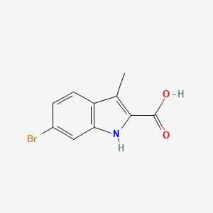 molecular formula C10H8BrNO2 B14039653 6-bromo-3-methyl-1H-Indole-2-carboxylic acid 