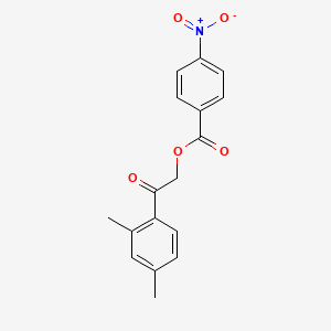 2-(2,4-Dimethylphenyl)-2-oxoethyl 4-nitrobenzoate