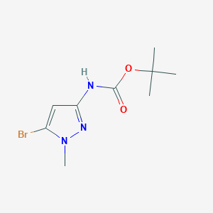 Tert-butyl 5-bromo-1-methyl-1H-pyrazol-3-ylcarbamate