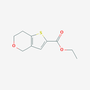 molecular formula C10H12O3S B1403986 Ethyl 6,7-dihydro-4H-thieno[3,2-c]pyran-2-carboxylate CAS No. 623573-71-7