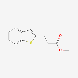 molecular formula C12H12O2S B14039878 Methyl 3-(benzo[b]thiophen-2-yl)propanoate 