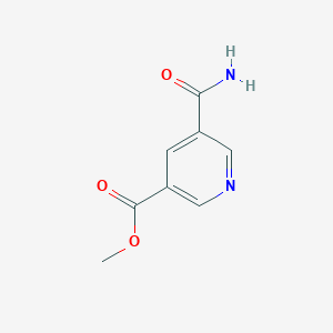 molecular formula C8H8N2O3 B14039903 Methyl 5-carbamoylnicotinate 
