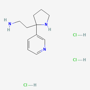 2-(3-Pyridyl)-2-pyrrolidinylethylamine 3hcl