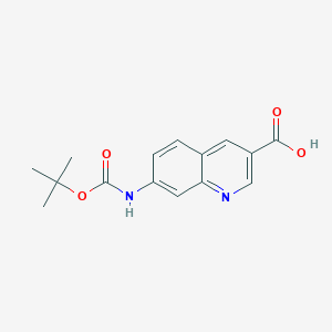 7-((tert-Butoxycarbonyl)amino)quinoline-3-carboxylic acid